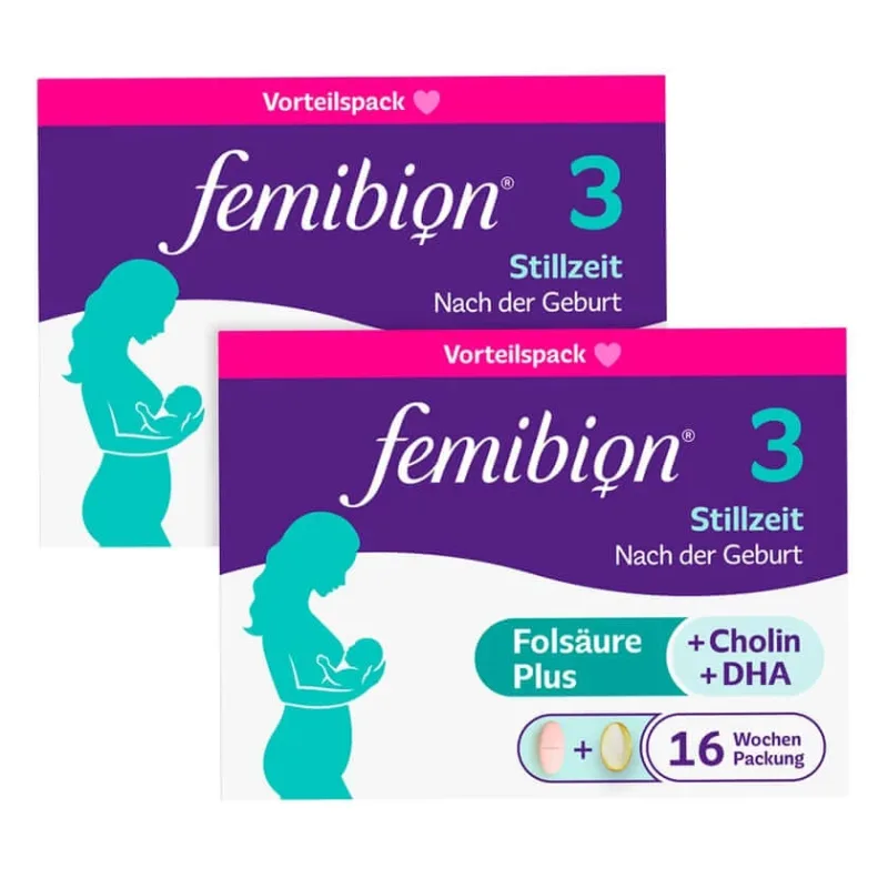 Pachet dublu Femibion 3 Alăptare Procter&Gamble — preț și oferte