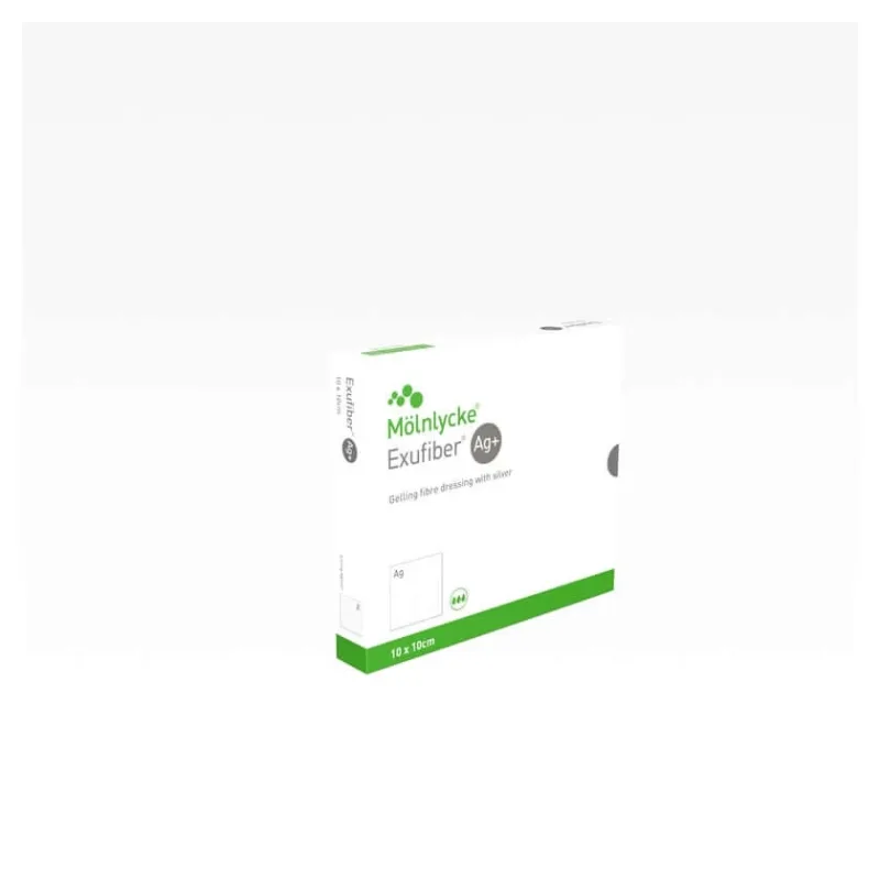 Exufiber Ag+ 10x10 cm compozit din fibre gelatinoase 10 buc. — preț și oferte