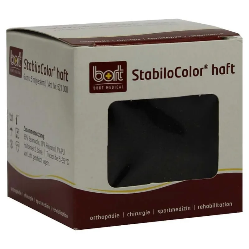 BORT Stabilocolor bandaj adeziv 6 cm negru 1 buc — preț și oferte