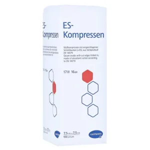 Es-comprese nesterile 7,5x7,5 cm 16x 100 buc.