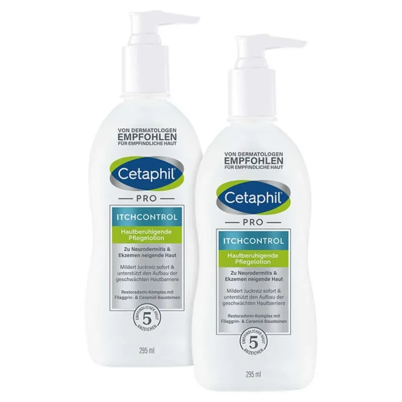 Cetaphil PRO ItchControl Loțiune de îngrijire 2X295 ml — preț și oferte