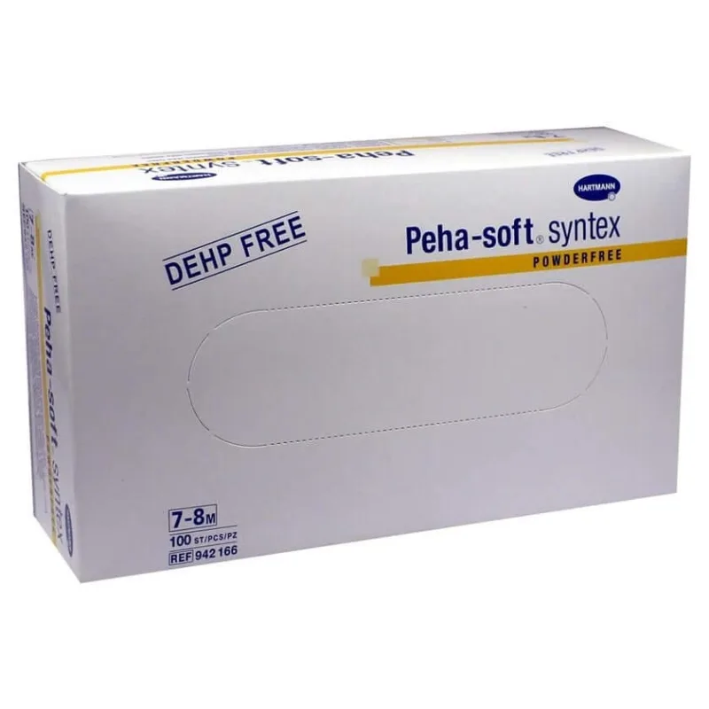 Hartmann Peha-soft syntex vinyl examination gloves white size M 100 buc. — preț și oferte