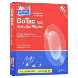 Gotac plasturi hidrogel 7x10 cm sterili 10 buc.