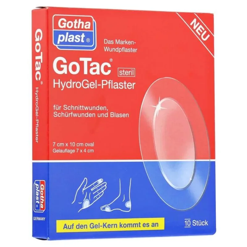 Gotac plasturi hidrogel 7x10 cm sterili 10 buc. — preț și oferte