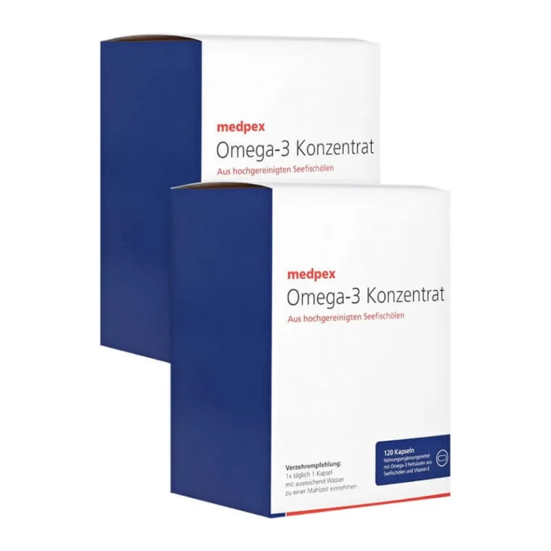 medpex Omega-3 Concentrat Capsule Duo 2X120 Capsule — preț și oferte