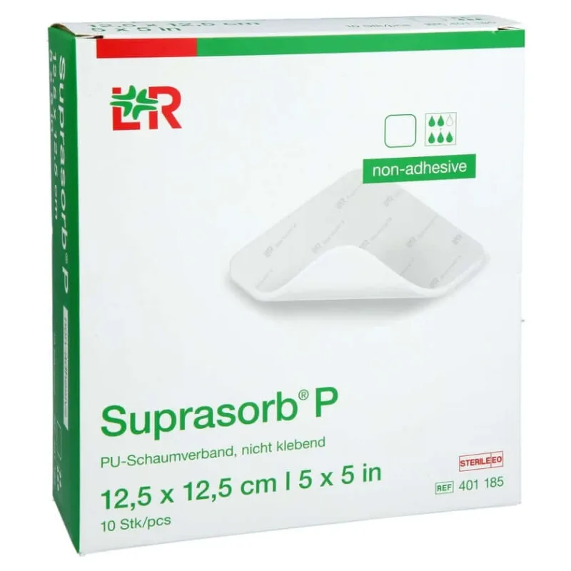 Suprasorb P Pu-spumă neadezivă 12,5x12,5 Cm 10 buc. — preț și oferte