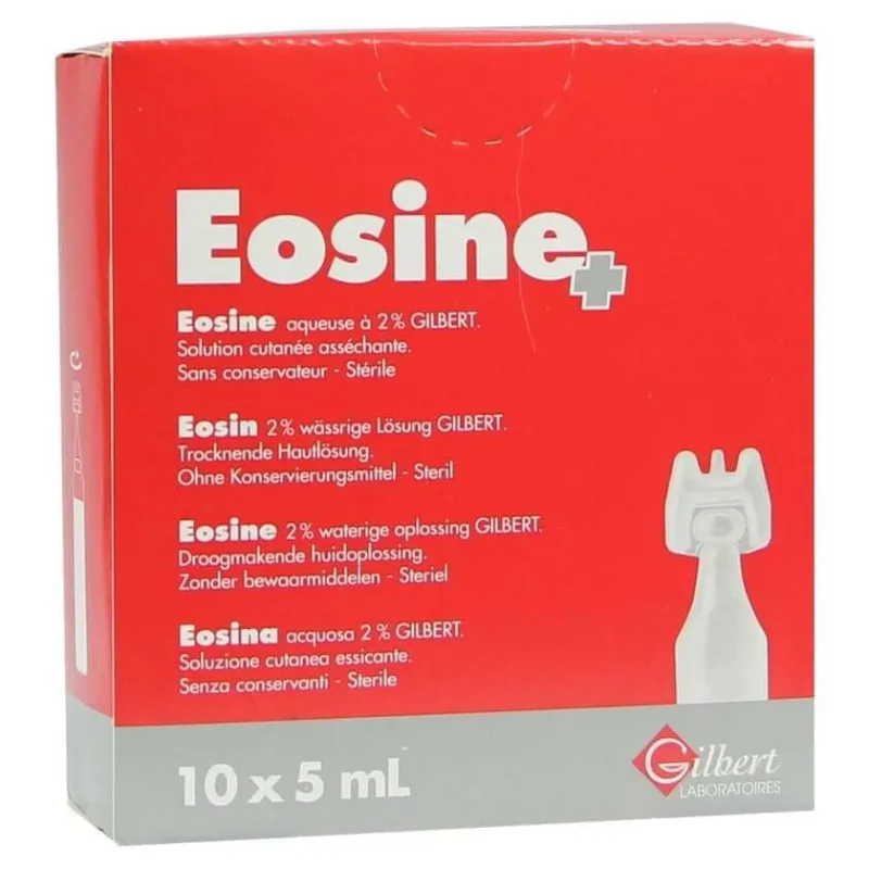Eosin 2% soluție apoasă de îngrijire sterilă 10X5 ml — preț și oferte