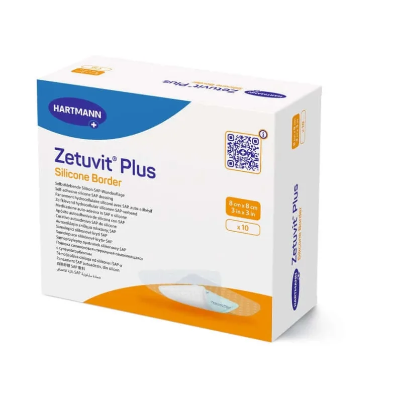 Zetuvit Plus silicon de frontieră 8x8 cm 10 buc — preț și oferte