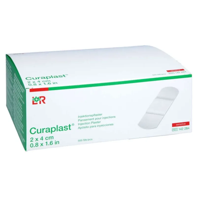 Curaplast Plasturi injectabile Sensitive 2x4 cm 500 buc. — preț și oferte
