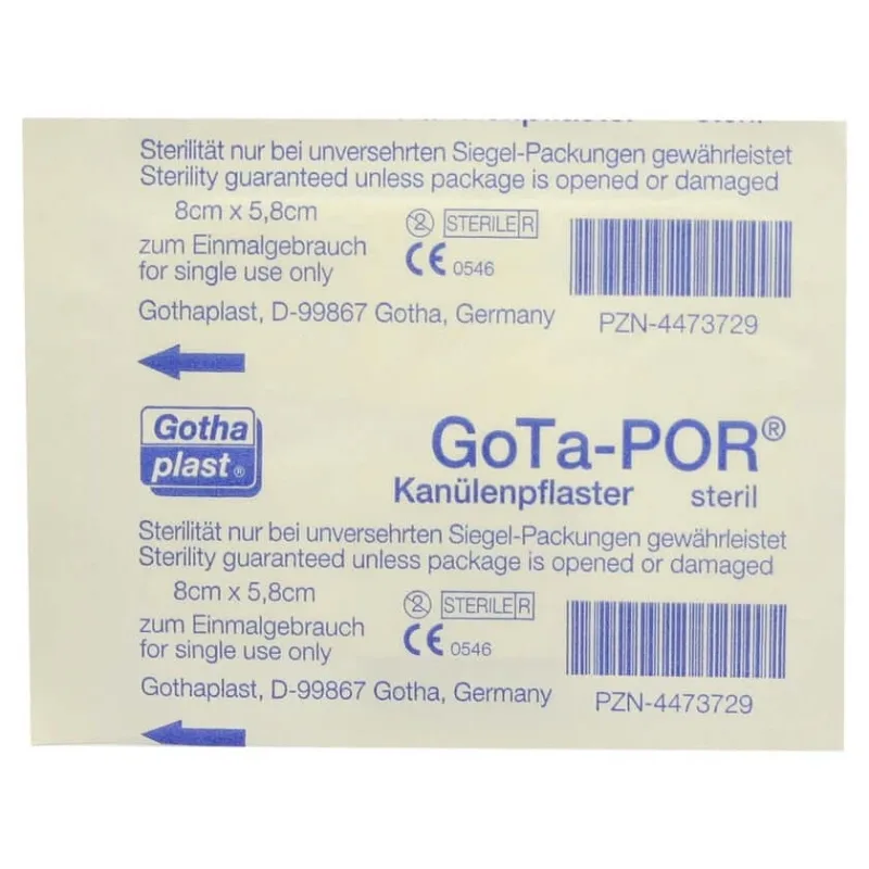 Plasturi pentru canulă Gota-por 58x80 mm 1 buc — preț și oferte