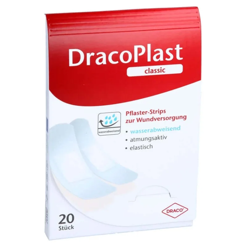 Dracoplast Classic Plaster Strips alb 20 buc — preț și oferte