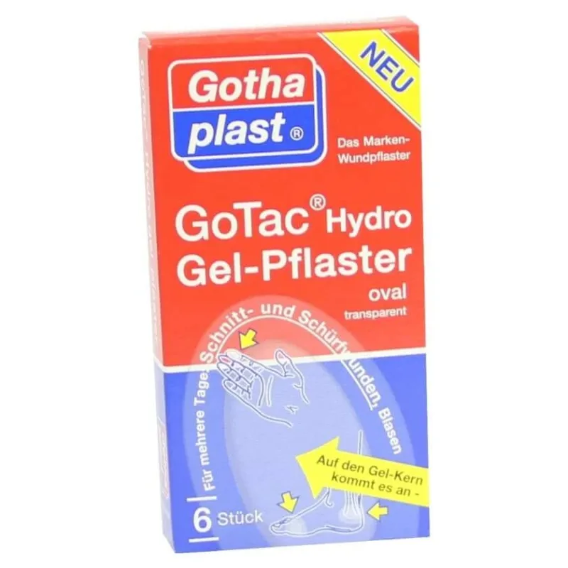Folie pentru rană Gotac cu tampon de gel 6 buc — preț și oferte