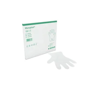 Manuplast mănuși de unică folosință PE mărimea S 100 buc