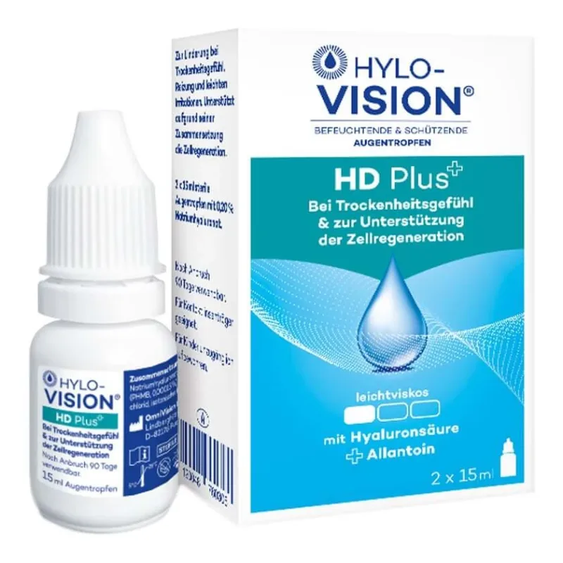 HYLO-VISION HD Plus 2X15 ml — preț și oferte