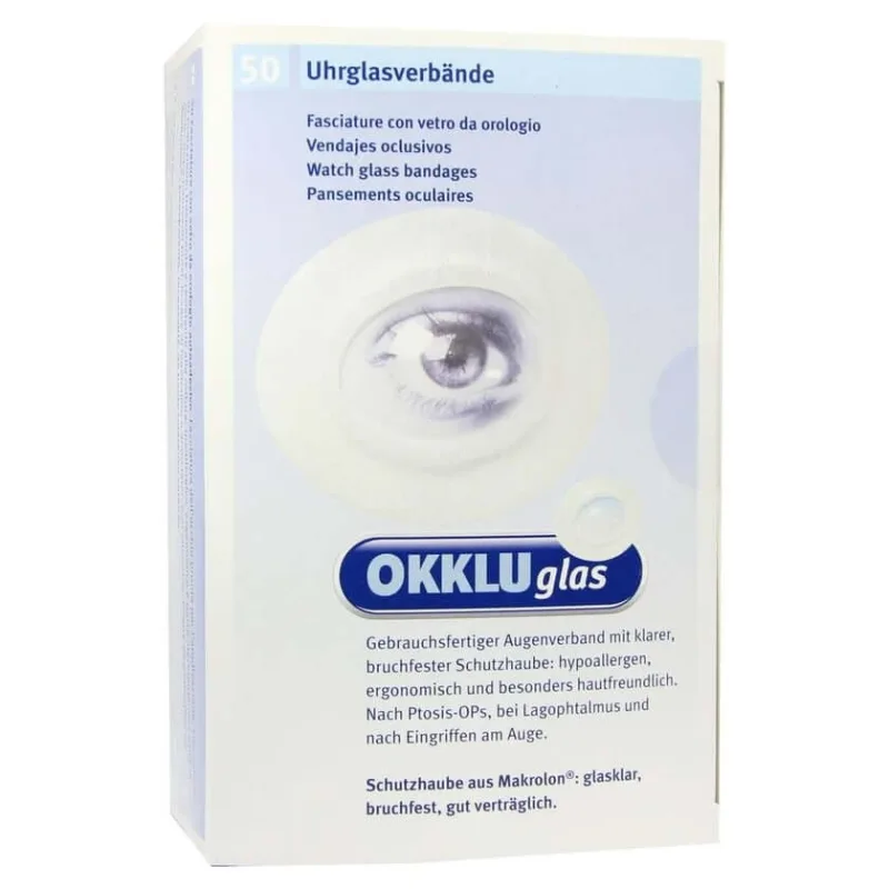 Bandaj de sticlă de ceas Occluglas 50 buc — preț și oferte