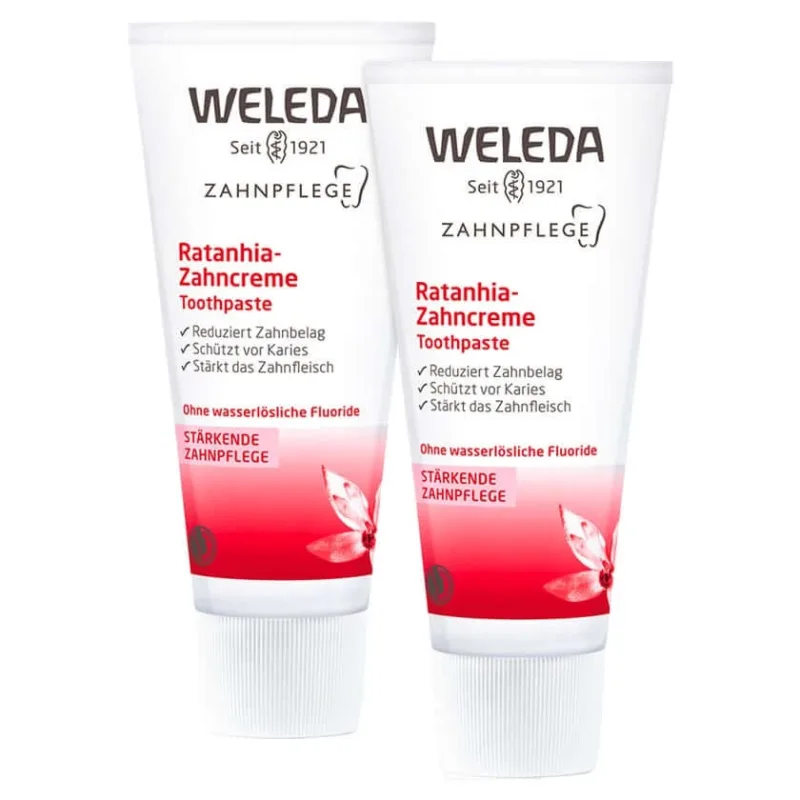 Pastă de dinți Weleda Ratanhia 2X75 ml — preț și oferte