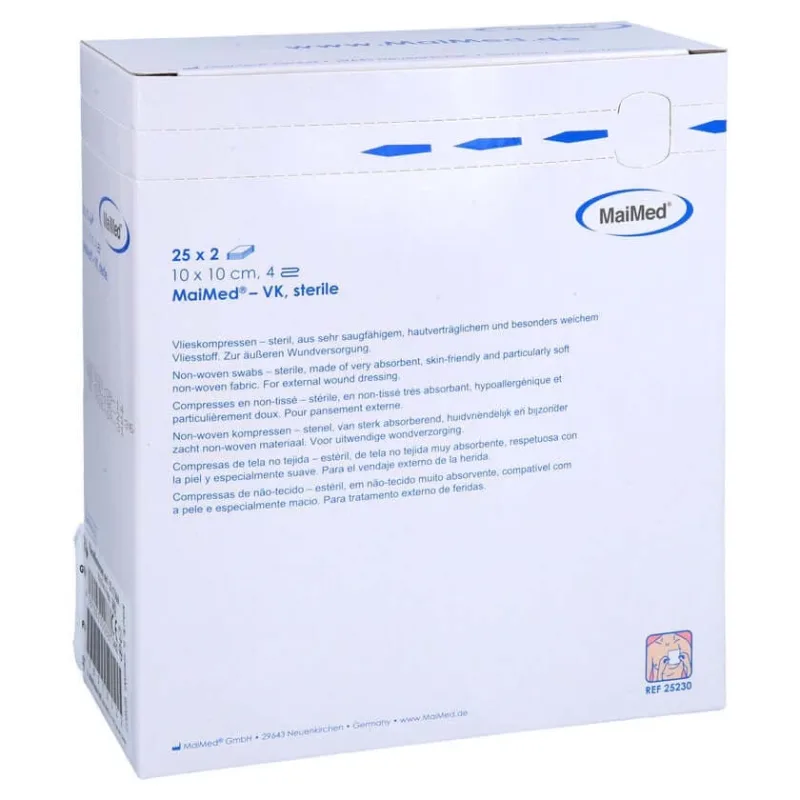 Comprese nețesute sterile 10x10 cm 4f 25X2 buc — preț și oferte