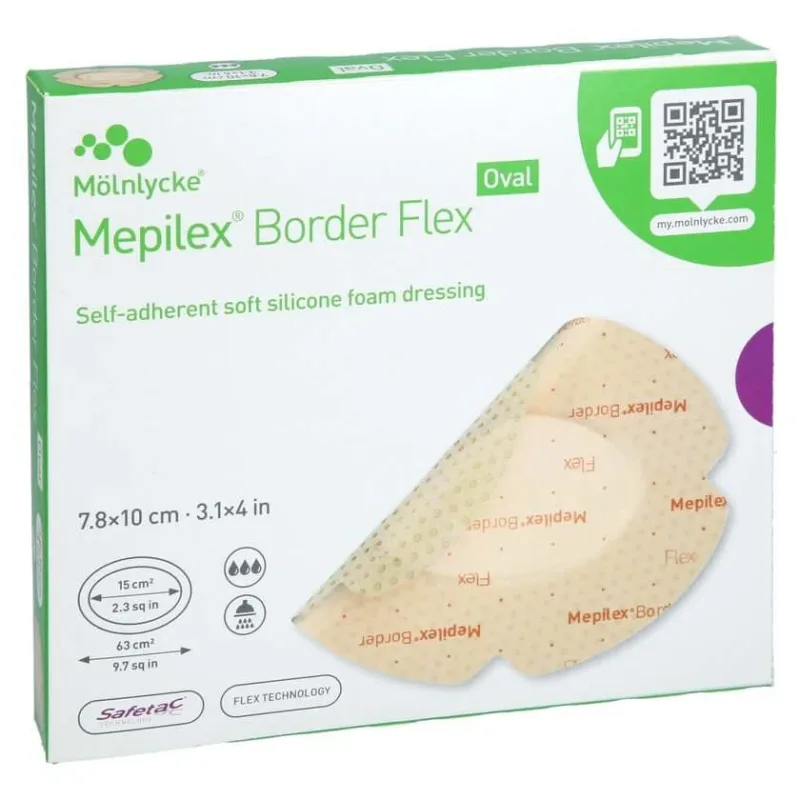 Pansament din spumă adezivă Mepilex Border Flex 7.8x 5 buc. — preț și oferte