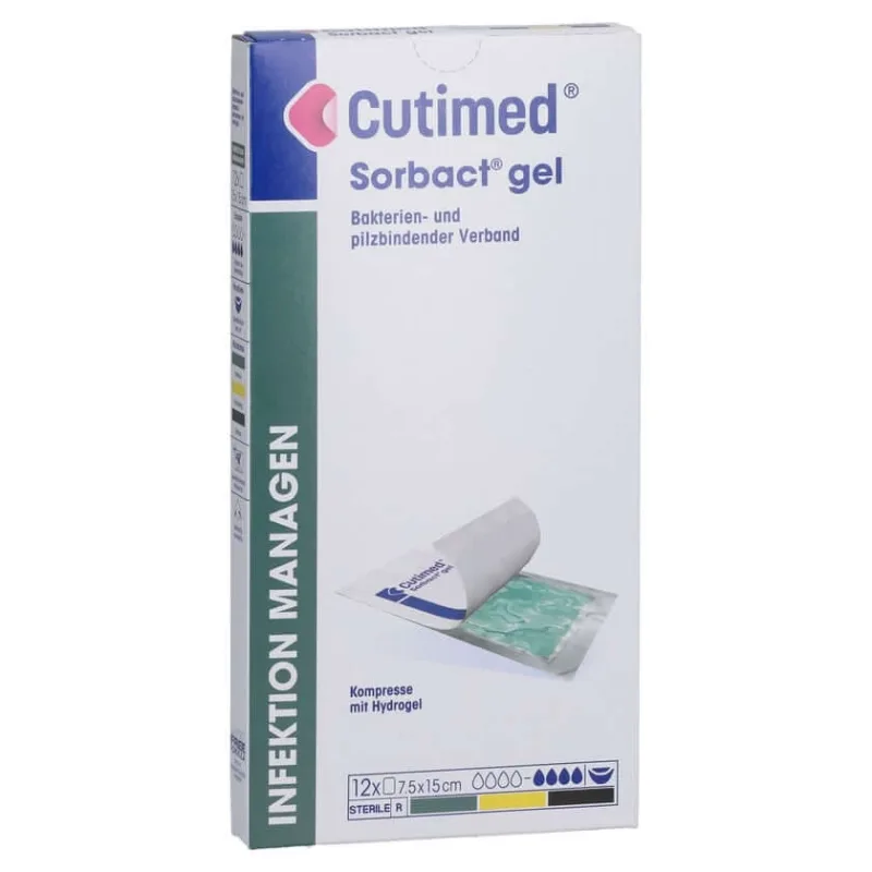Cutimed Sorbact Gel Comprese 7.5x15 cm 12 buc. — preț și oferte