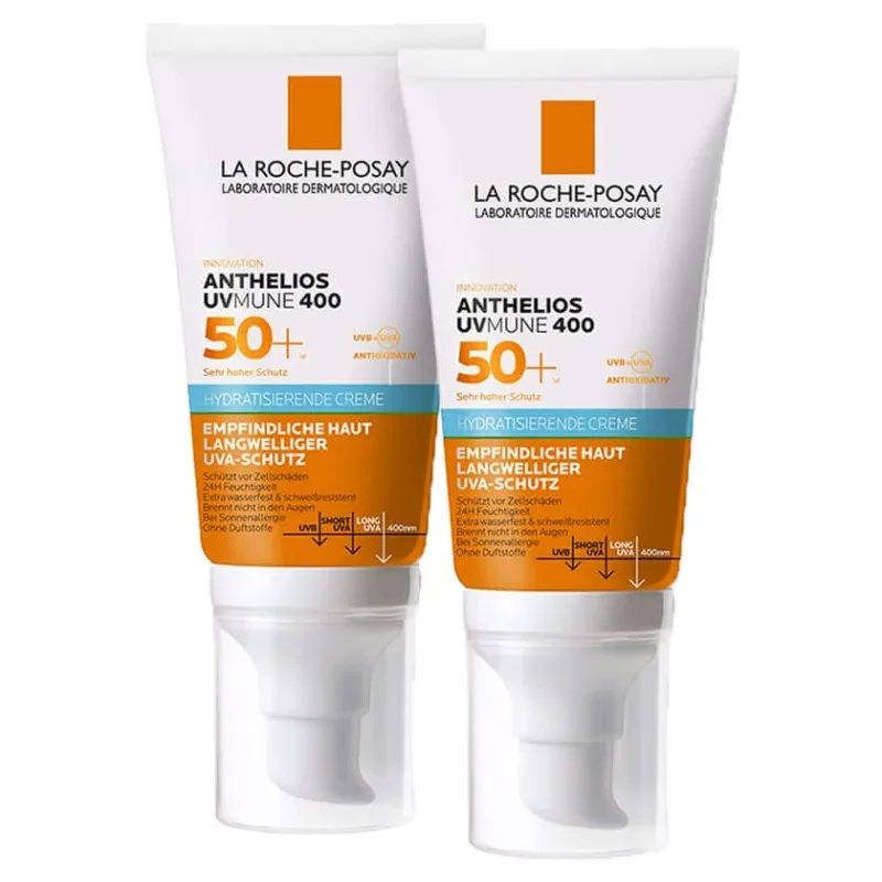 La RochePosay Anthelios Cremă UVMune 400 2X50 ml — preț și oferte