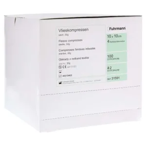 Comprese nețesute sterile 10x10 cm 4-fold 50X2 buc.