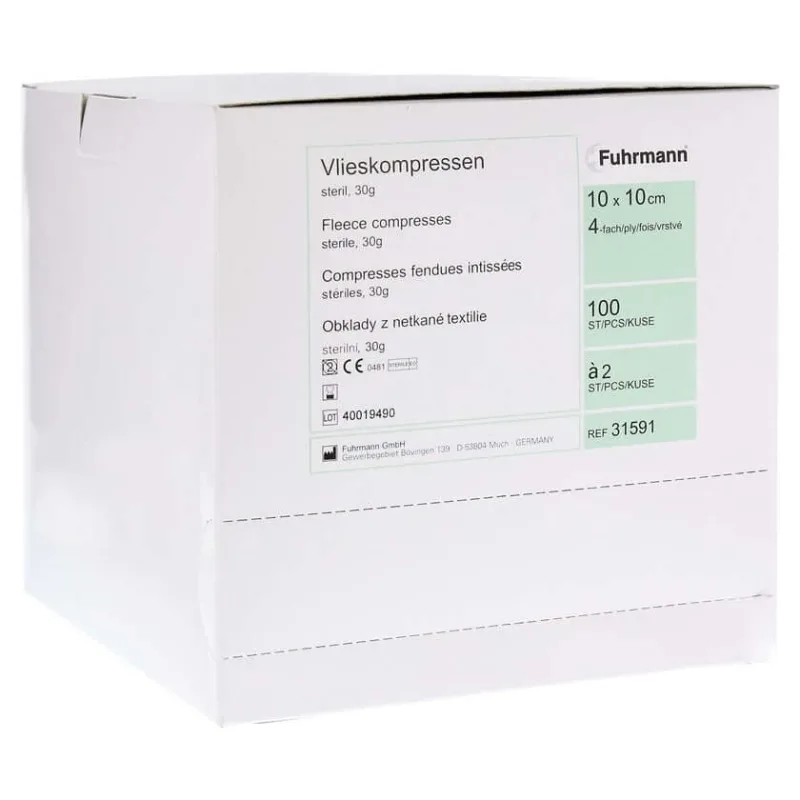 Comprese nețesute sterile 10x10 cm 4-fold 50X2 buc. — preț și oferte