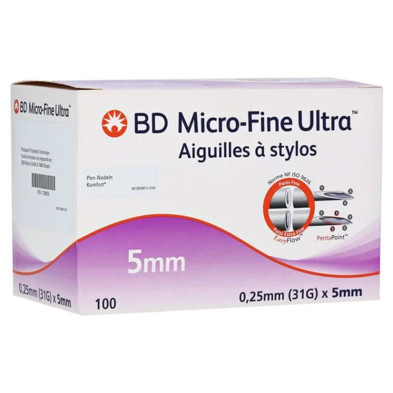 Ace BD Micro-fine Ultra pen 0.25x5 mm 100 buc. — preț și oferte