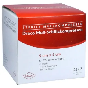 Comprese de tifon 5x5 cm sterile 12f 25X2 buc