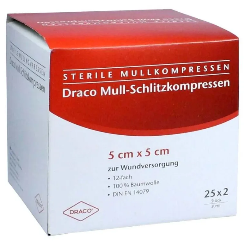 Comprese de tifon 5x5 cm sterile 12f 25X2 buc — preț și oferte