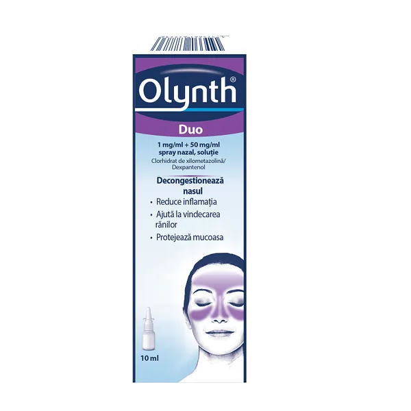 Olynth Duo spray nazal solutie 1 mg/ml + 50 mg/ml, Johnson & Johnson | 10 ml FAMAR HEALTHCARE (IR — preț și oferte