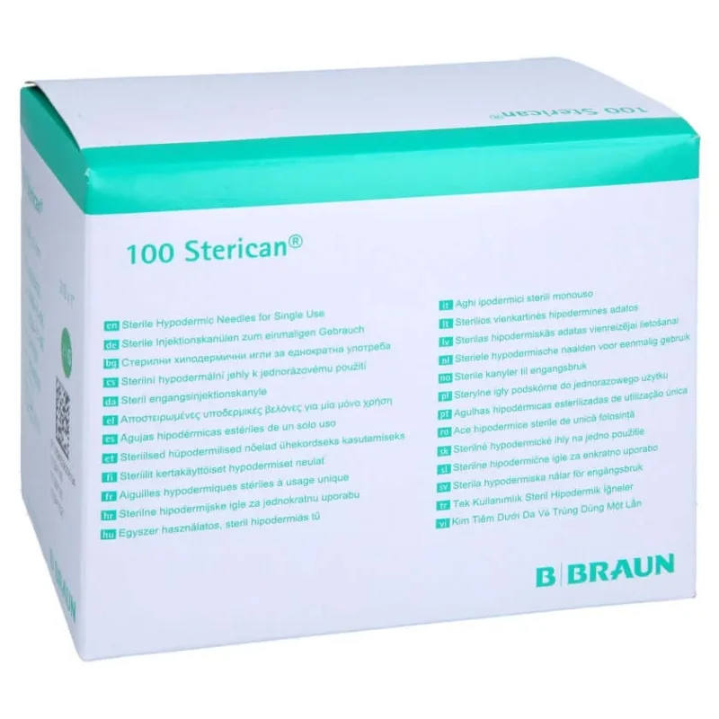 Canulă Sterican de unică folosință 21 G 25 Mm 100 buc — preț și oferte