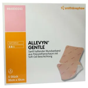 Allevyn Gentle 10x10 cm pansament din spumă 5 buc.