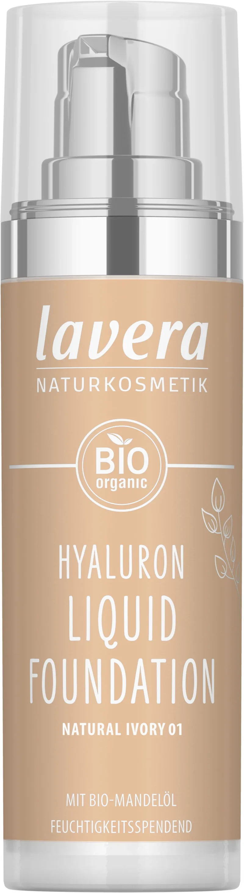 Lavera Hyaluron Liquid Foundation 01 nat 30 ml — preț și oferte