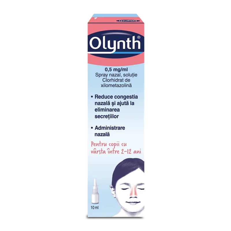 Olynth spray nazal pentru copii, 0,5 mg, Mcneil Healthcare | 10 ml — preț și oferte