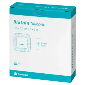 Biatain Pansament din spumă de silicon 7.5x7.5 c 10 buc.