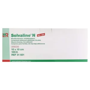 Comprese Solvaline N 10x10 cm sterile 100 buc.