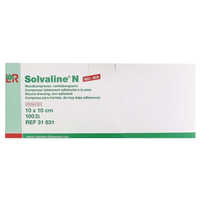 Comprese Solvaline N 10x10 cm sterile 100 buc. — preț și oferte