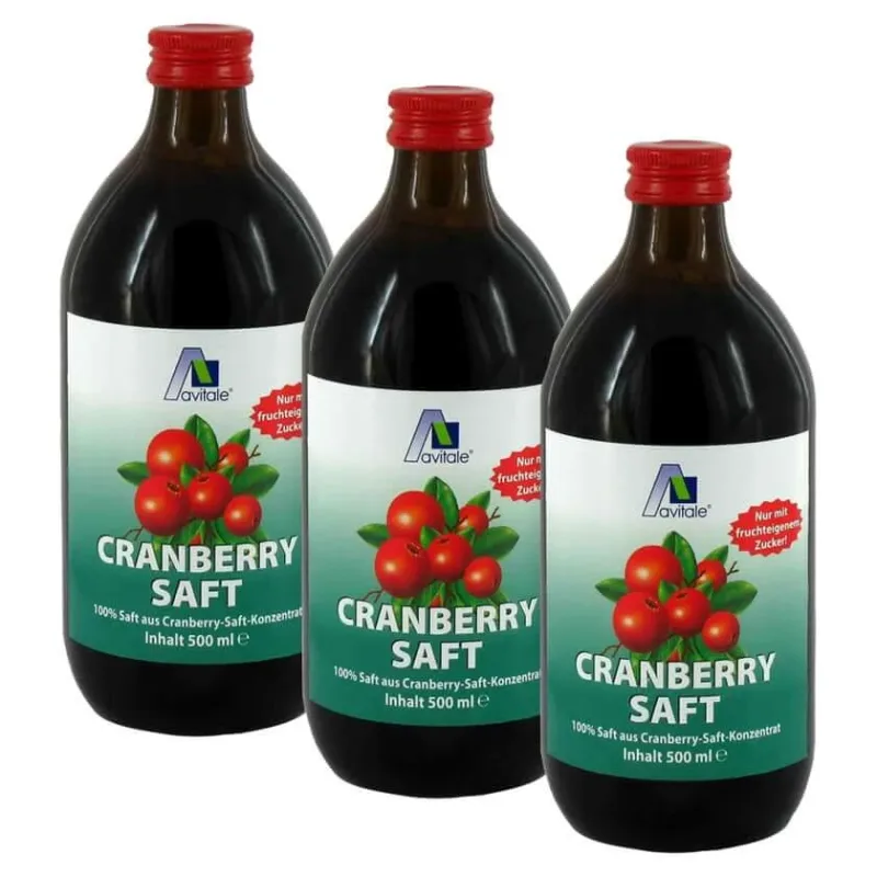 Suc de merișor Avitale 3X500 ml — preț și oferte