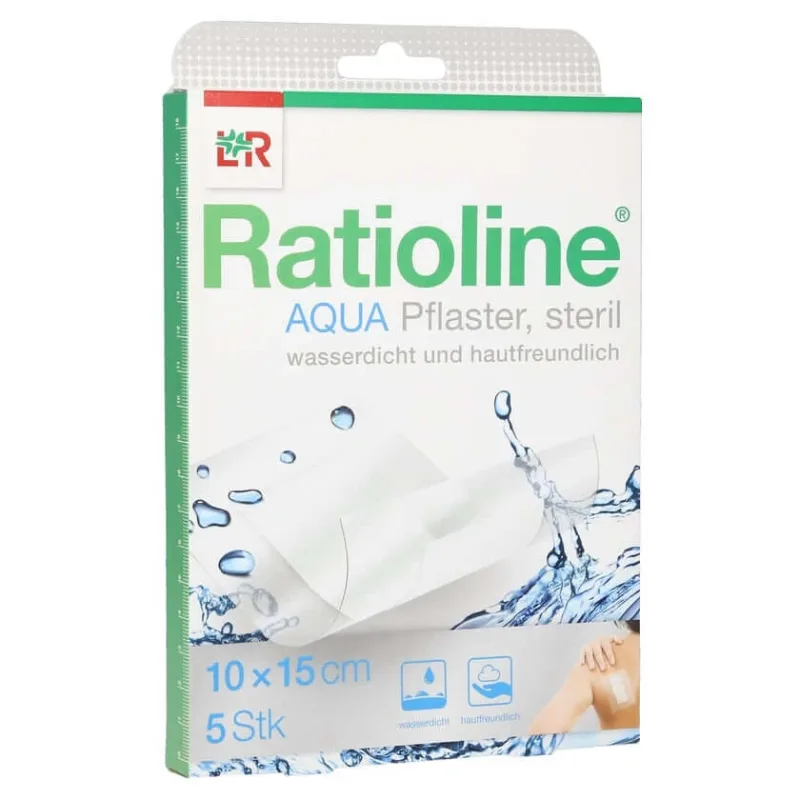 Ratioline plasturi de duș cu apă Plus 10x15 5 buc — preț și oferte