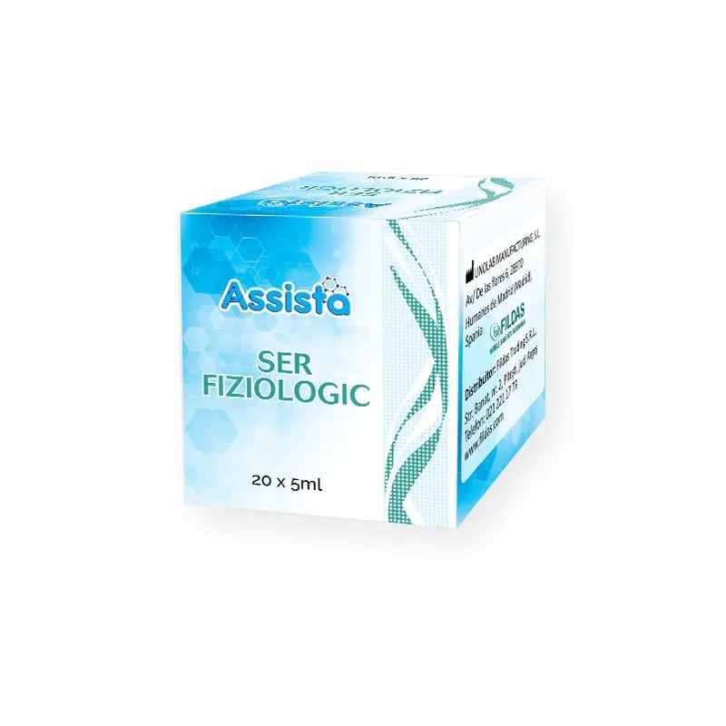 Ser fiziologic 0.9%, 20 unidoze*5ml, Assista — preț și oferte