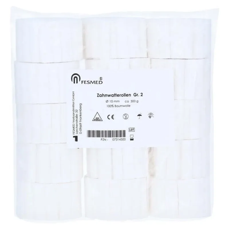Rulouri dințate din bumbac dimensiunea 2 diam.10 mm 300 g — preț și oferte