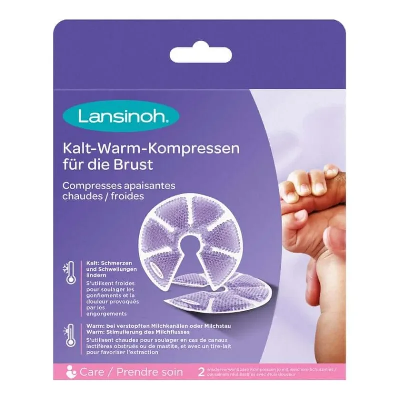Lansinoh comprese reci și calde pentru sân 2 buc. — preț și oferte