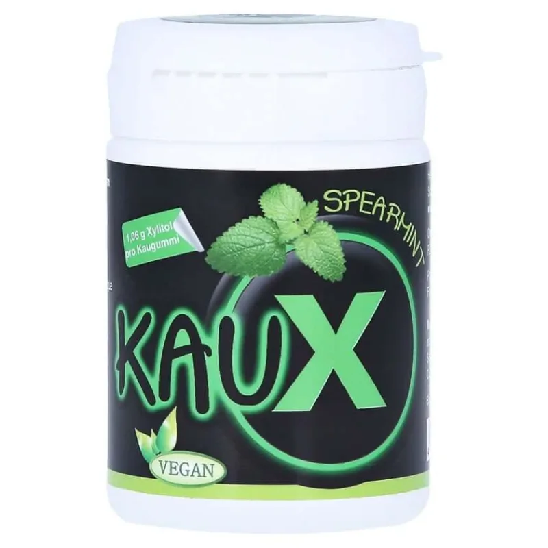 Gumă de mestecat de îngrijire dentară KAUX Spearmint cu Xy 40 buc. — preț și oferte