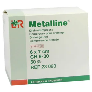 Comprese de drenaj Metalline 6 x 7 cm 50 buc.
