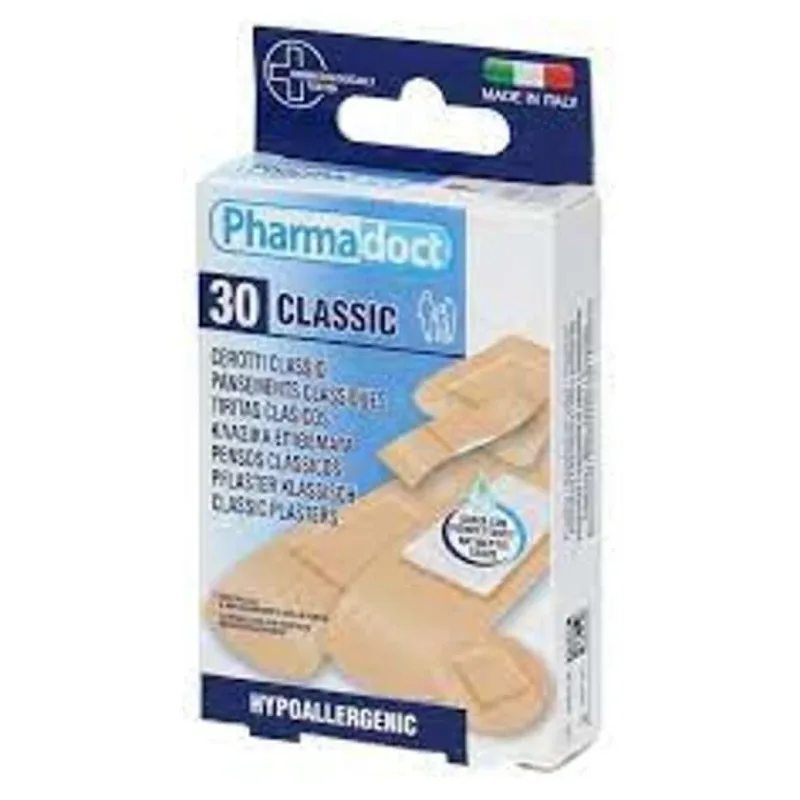 Plasturi cu acoperire antiseptică 5 dimensiuni 30 buc — preț și oferte