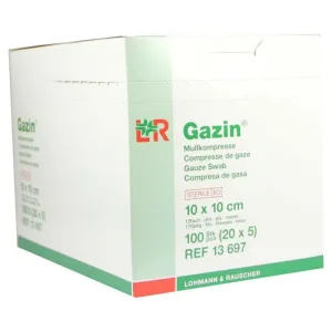 Comprese de tifon Gazin 10x10 cm sterile 12 ori 20X5 buc.