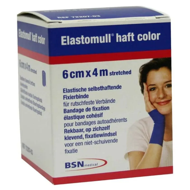 Elastomull adeziv 4mx6cm bandaj de fixare albastru 1 buc — preț și oferte