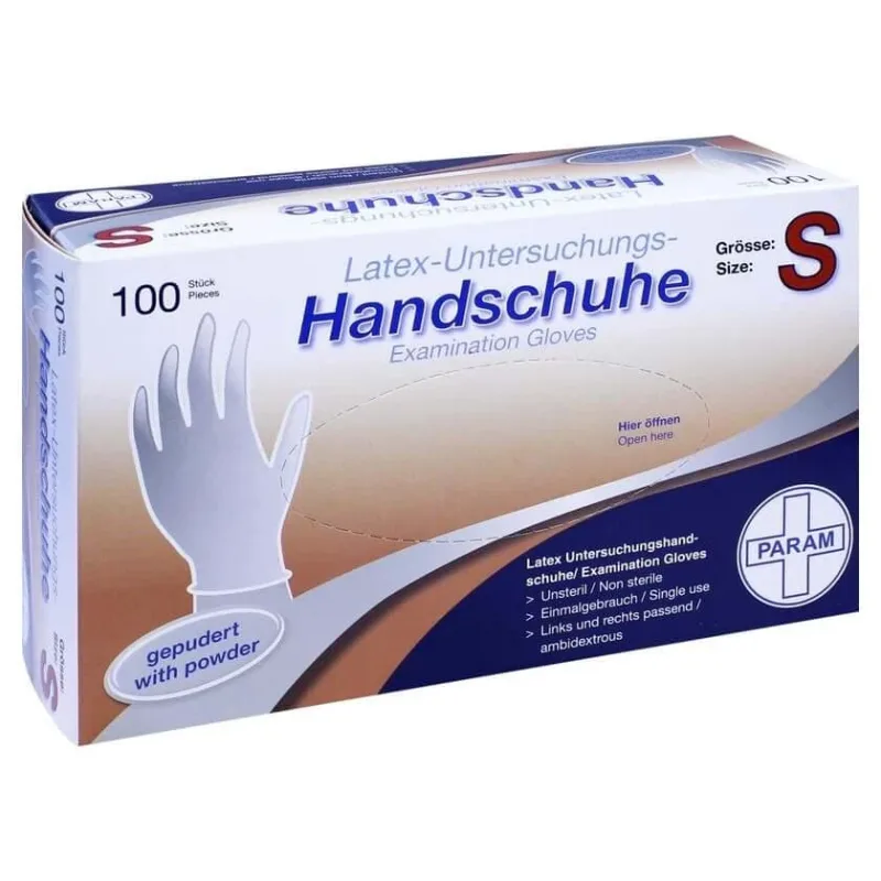 Mănuși de unică folosință din latex pudrate S 100 buc — preț și oferte