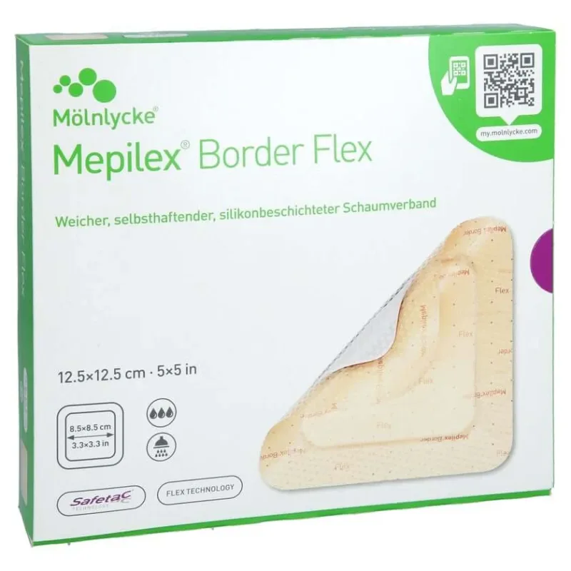 Mepilex Border Flex spumă adezivă 12.5 10 buc. — preț și oferte