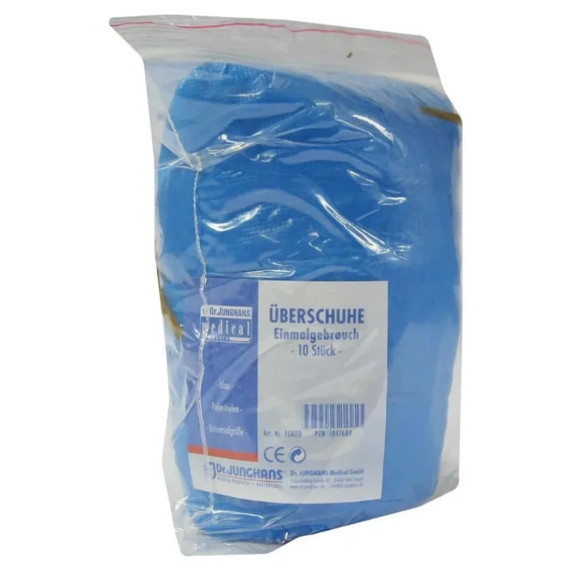 Overshoes de plastic de unică folosință albastru 10 buc — preț și oferte